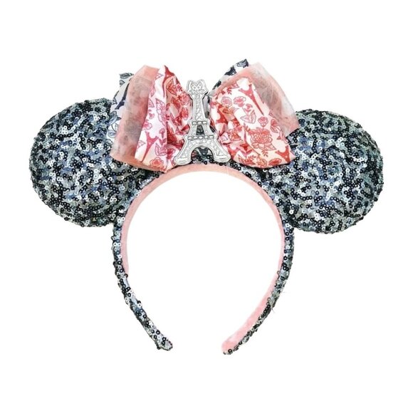 Disney Parks Epcot France Eiffel Tower Minnie Mouse Ears Headband - Picture 1 of 9